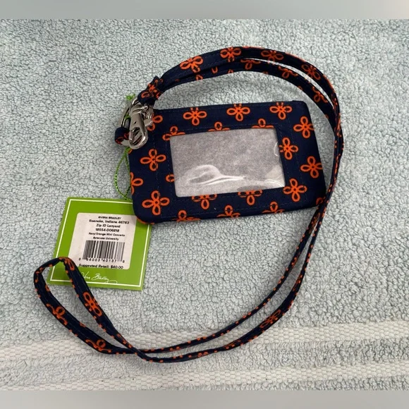 Vera Bradley Syracuse Collegiate Lanyard Wallet - Picture 5 of 14